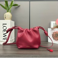 loewe Mini flamenco purse in mellow nappa lambskin 262333 red 2024