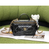 Chanel Lambskin Vanity with Chain AP3017 black 2022