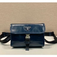 Prada Leather smartphone case 2ZH108 Denim 2024