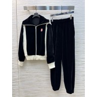 VALENTINO BLACK Chez sweatshirt AND PANTS 2024