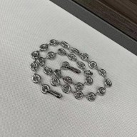 loewe Chunky donut strap in metal silver