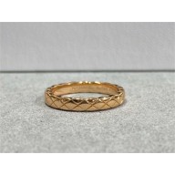 CHANEL Quilted motif, mini version Coco Crush ring PINK GOLD 2023