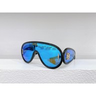 loewe Wave mask sunglasses Shiny Black 2023