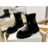 Givenchy women's/men's suede leather Combat ankle boot in black 2024