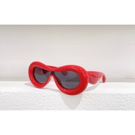 loewe Inflated mask sunglasses in acetate lipstick 2023