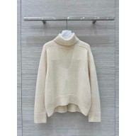 LORO PIANA CASHMERE Turtleneck WHITE 2024