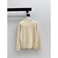 LORO PIANA WOOL SWEATER CREAMY 2024
