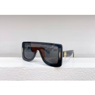 LOEWE Anagram mask sunglasses in acetate black 2023