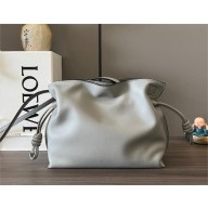 loewe Mini Flamenco clutch in nappa calfskin gray 2023