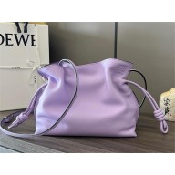 loewe Mini Flamenco clutch in nappa calfskin lavender 2023