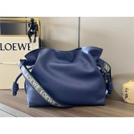 loewe Flamenco clutch in nappa calfskin navy blue 2023