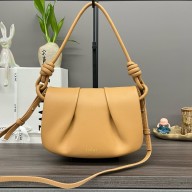 LOEWE Paseo satchel in shiny nappa calfskin Warm Desert  2024