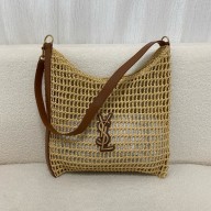 Saint Laurent oxalis bag in raffia macramé 781289 BEIGE 2024(original quality)