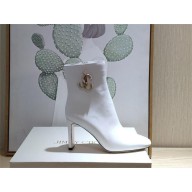 Jimmy Choo Minori 65 white ankle boots 2023
