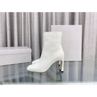 Jimmy Choo Kinsey 95 calfskin ankle boots white 2023