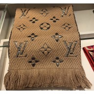 Louis Vuitton Logomania Shine Scarf Beige 2018