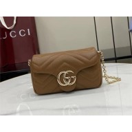 GUCCI GG Marmont mini shoulder bag 841290 brown 2025