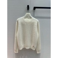 HERMES Cashmere Sweater WHITE 2024