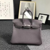 Hermes Birkin 25cm Bag in Original Togo Leather Bag vert gris