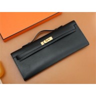 Hermes Kelly Cut Bag in Swift leather noir(Full Handmade)