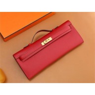 Hermes Kelly Cut Bag in epsom leather rouge casaque(Full Handmade)