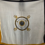 Hermes Cashmere Silk Scarf 140x140cm 25 2022
