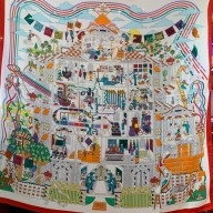 Hermes Cashmere Silk Scarf 140x140cm 39 2022