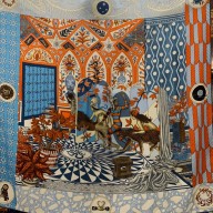 Hermes Cashmere Silk Scarf 140x140cm 07 2022