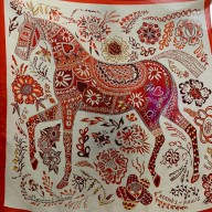 Hermes Cashmere Silk Scarf 140x140cm 10 2022