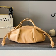 LOEWE Paseo bag in shiny nappa calfskin 062240 warm desert 2024