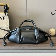 LOEWE Paseo bag in shiny nappa calfskin 062240 black 2024