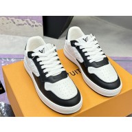 Louis Vuitton women/men 1AD5IL LV Stadium Sneaker White / Black Monogram-debossed calf leather 2025