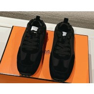 Hermes women/men sneakers suede 02 2025