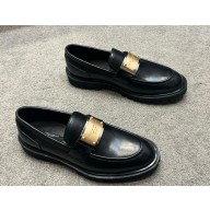 Dolce & Gabbana men's Black Bernini Loafers calf leather 2024