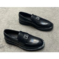 Dolce & Gabbana men's Black Loafers calf leather 2024a