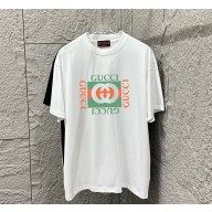 Gucci Printed cotton jersey T-shirt 788093 White medium cotton jersey 2025