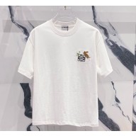 LOEWE Relaxed fit T-shirt in cotton white 2025
