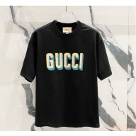 Gucci cotton jersey T-shirt  black 2025