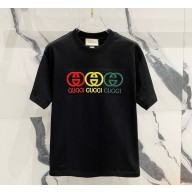 Gucci cotton jersey T-shirt black 022025