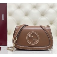 Gucci Blondie mini shoulder bag 815711 Brown smooth leather 2024