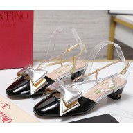 Valentino Garavani Bowow slingback pump IN patent leather 50MM black 2025