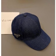 prada denim baseball cap 2023