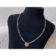 CHANEL PINK PENDANT Necklace ABE401 2024