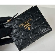 Prada Small nappa leather wallet 1ML050 black 2024