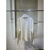 LORO PIANA PARKSVILLE CASHMERE SWEATER WHITE 2024