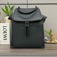 LOEWE GOYA backpack in shiny supple calfskin BLACK 2024