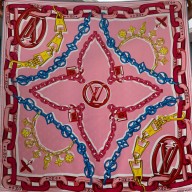 louis vuitton Bejeweled Square 90 pink m77656