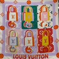 louis vuitton Unlocked Square 90 pink m77658