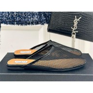 Alaia FLAT MULES IN FISHNET black 2024