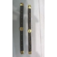 louis vuitton circle reversible bracelet black/Damier Ebene